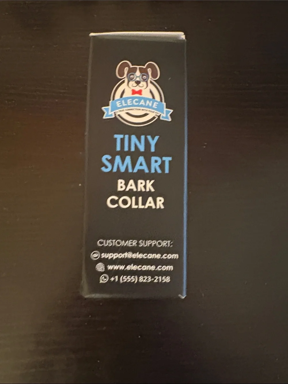 Tiny Smart Bark Collar - Black